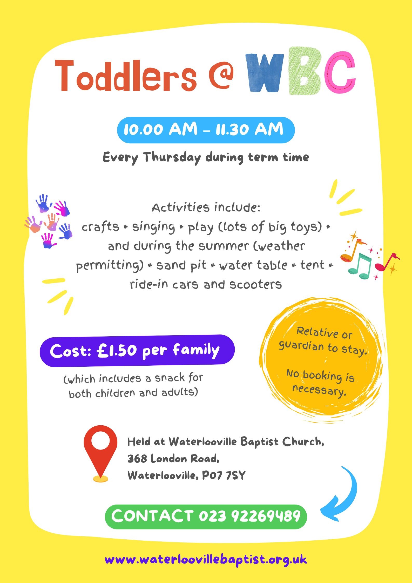 Toddlers @ WBC poster