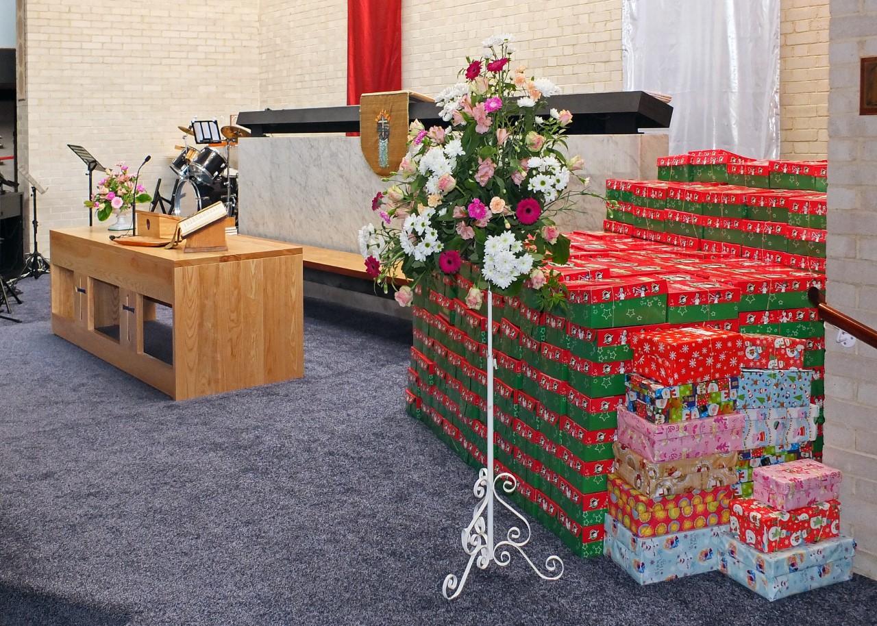 shoe boxes